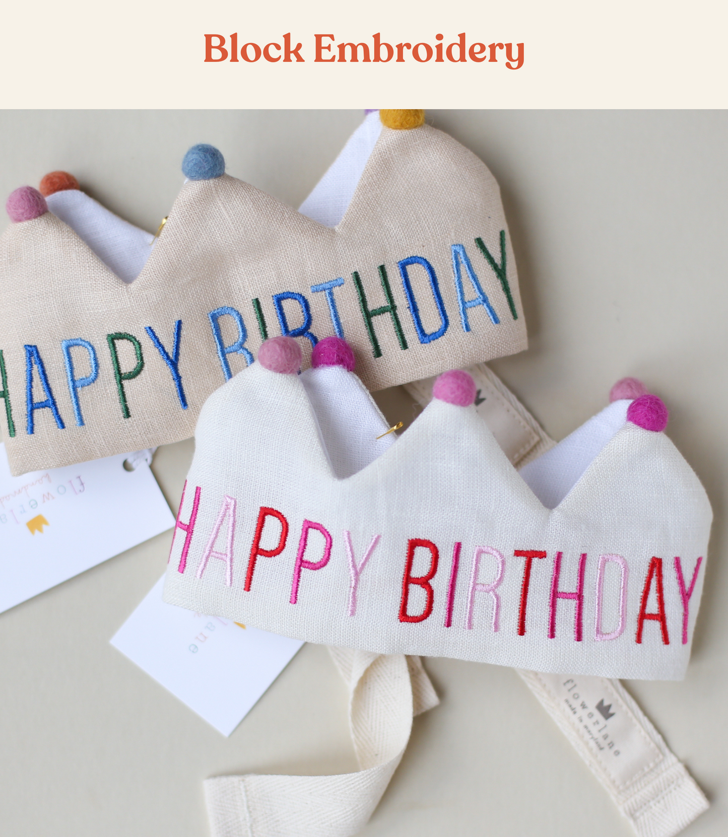 Lavender Personalized Birthday Crown