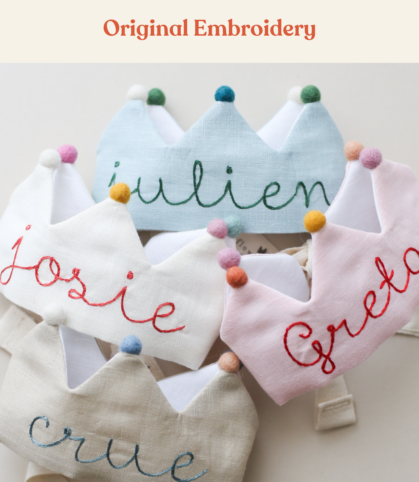 Sage Handmade Birthday Crown