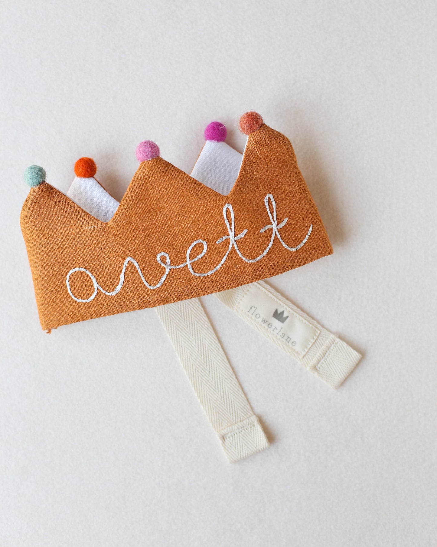 Apricot Handmade Birthday Crown
