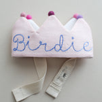 custom pink birthday crown