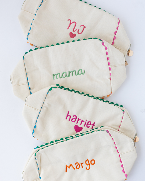 The Ric Rac Pouch – Flower Lane