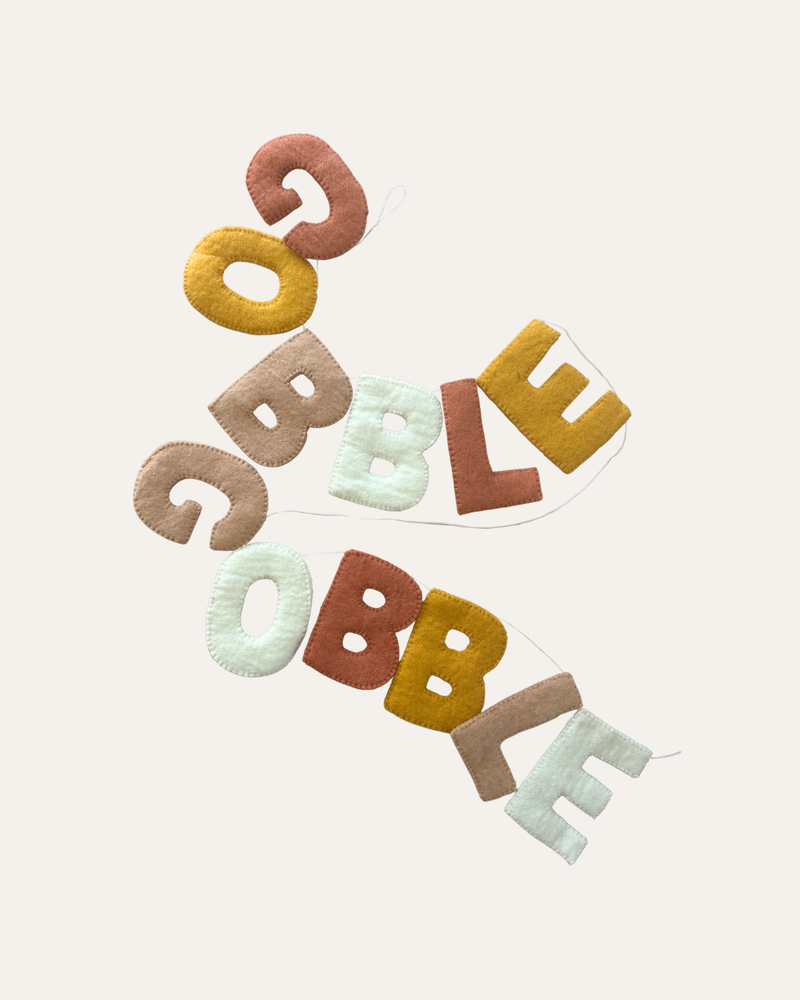 Gobble Gobble Felt Garland