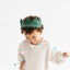 green embroidered birthday crown